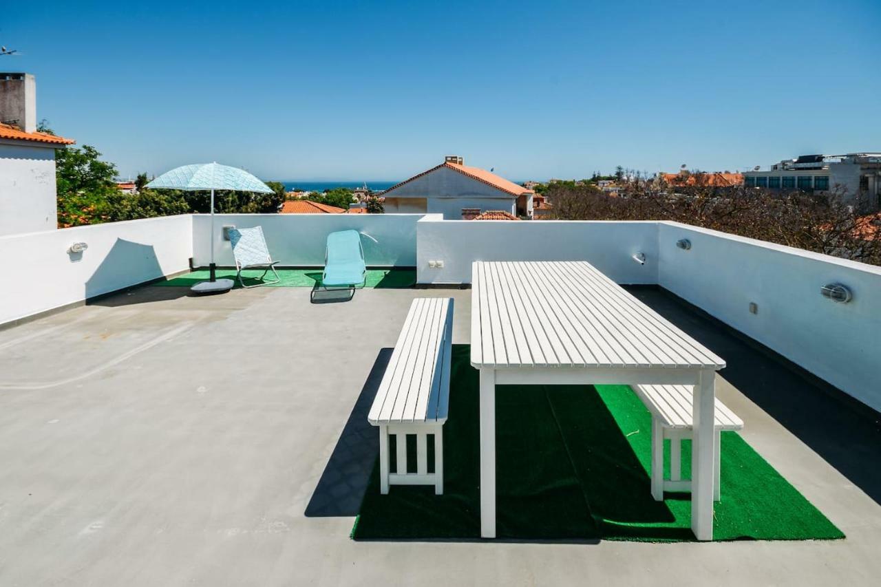 카스카이스 Amazing Seaview With Terrace - 5Min From The Beach 아파트 외부 사진