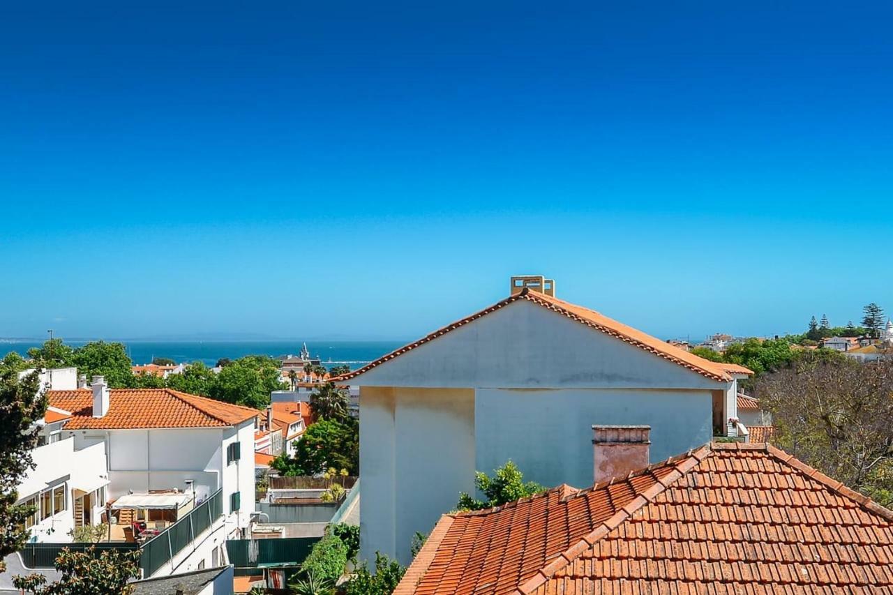 카스카이스 Amazing Seaview With Terrace - 5Min From The Beach 아파트 외부 사진